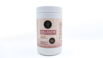 Collagène Poudre Éclatante Arôme Vanille – Beauté Peau, Cheveux & Ongles | 100% Naturel
